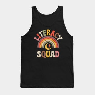 Literacy Squad Reading Teacher Interventionist Specialist Tank Top